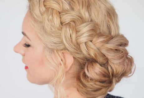 Hair Romance - Great Hair Fast - Braid Tutorial for Messy Curly Hair