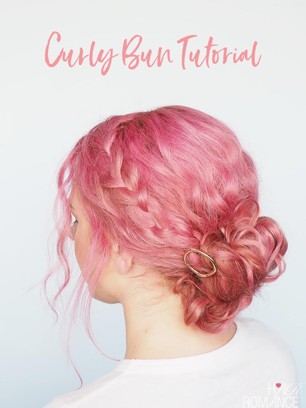 Updo fácil y rápido para el pelo rizado