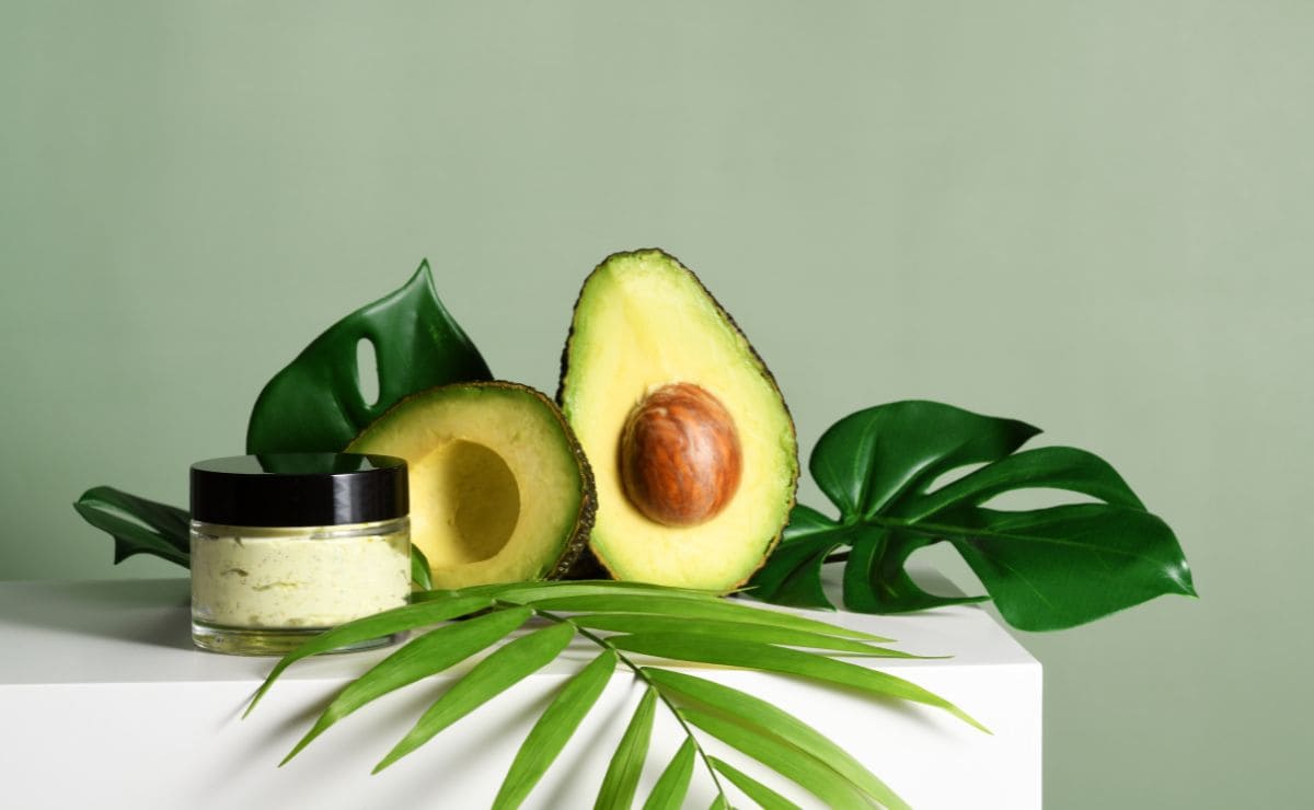 Mascarilla facial de aguacate y plátano