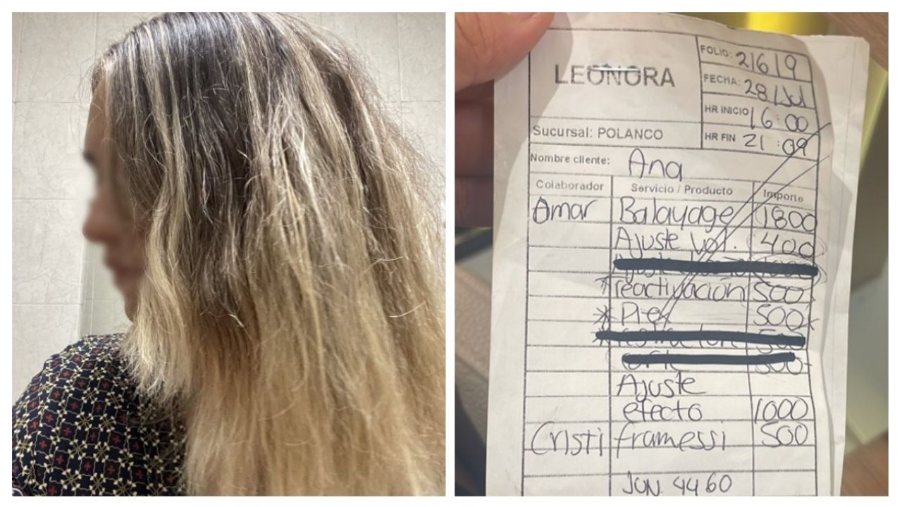 Joven gasta más de 4,000 pesos en estética Polanco y le queman el pelo
