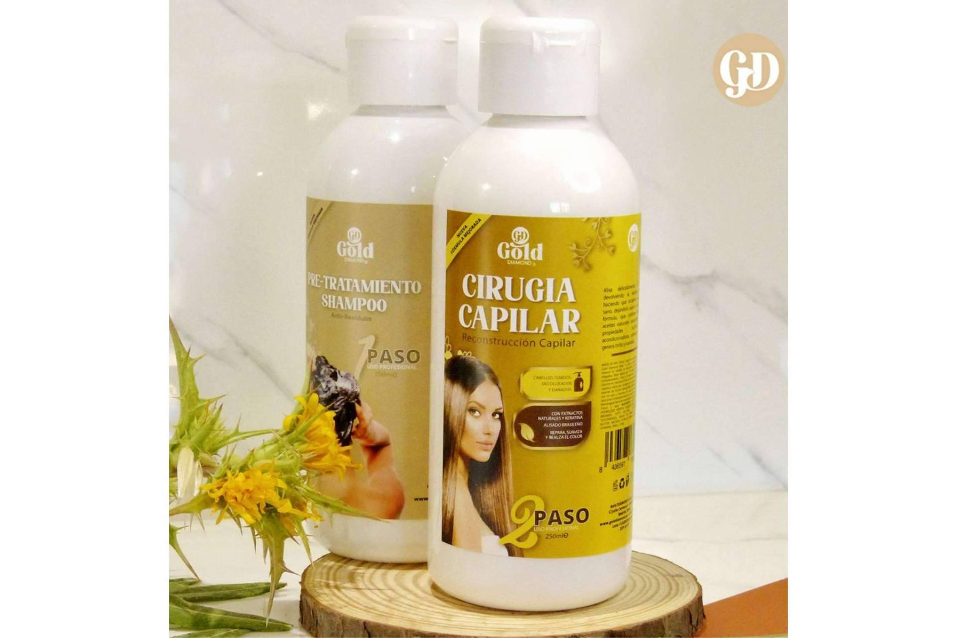 Kit de cirugía capilar para un cabello sano, suave y brillante de Gold DIAMOND