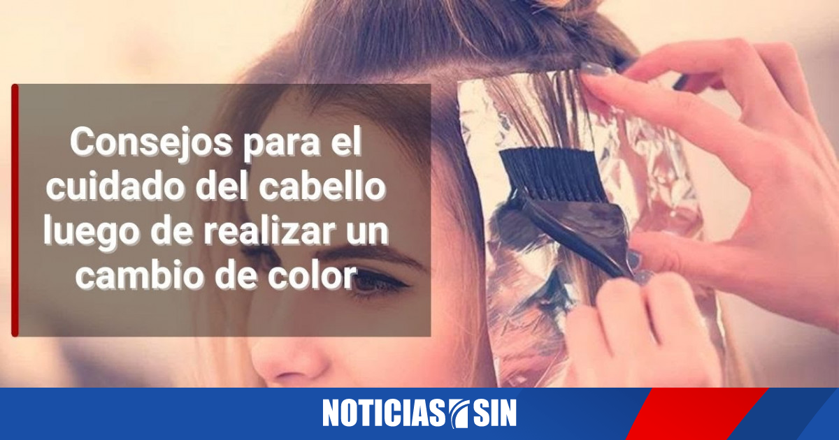 Consejos para el cuidado del cabello después de un cambio de color