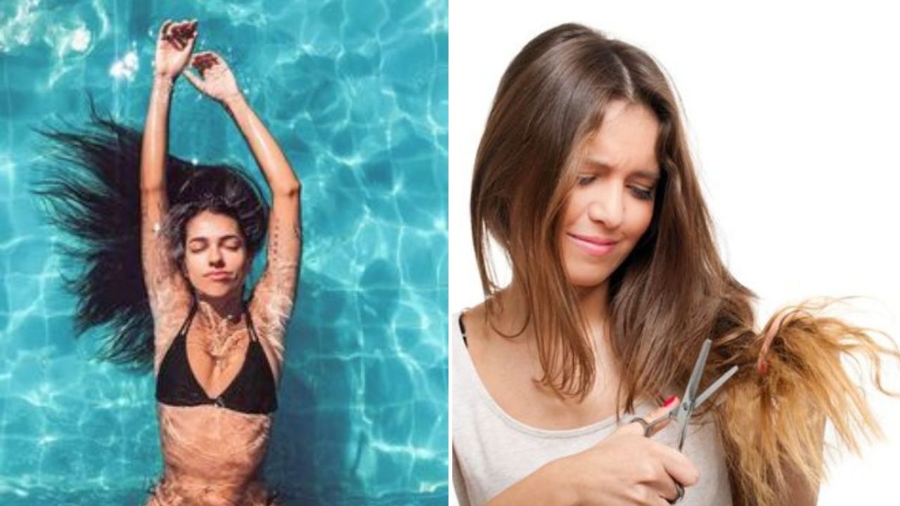 ¿Cómo cuidas tu cabello del cloro de la piscina?